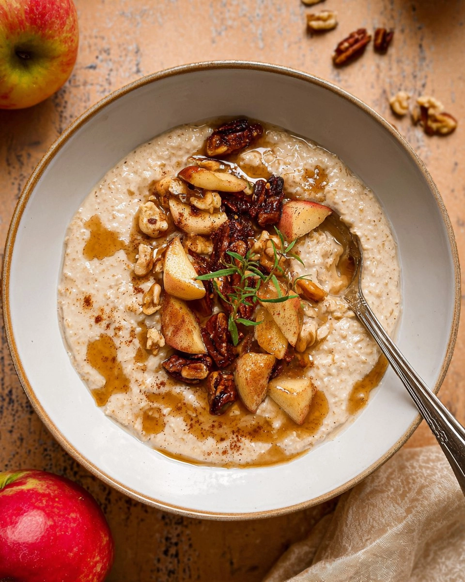 Apple Cinnamon Oatmeal Porridge