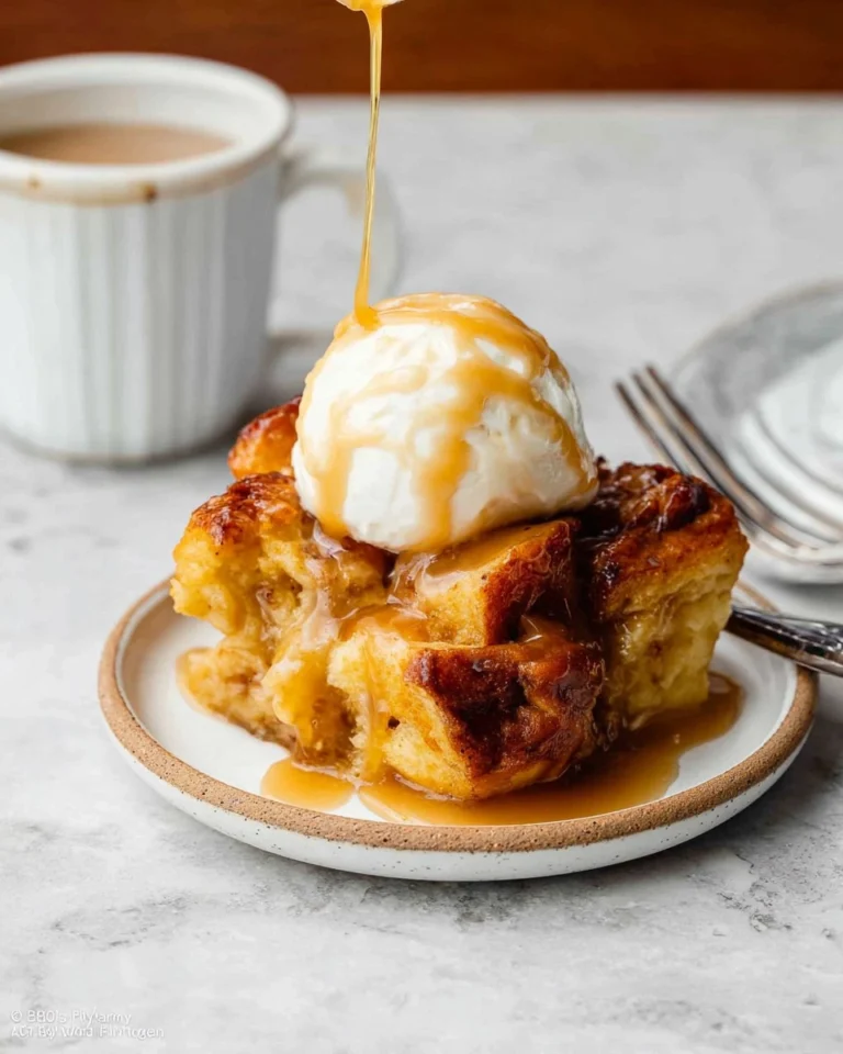 Bread-Pudding-with-Butter-Rum-Sauce-Recipe