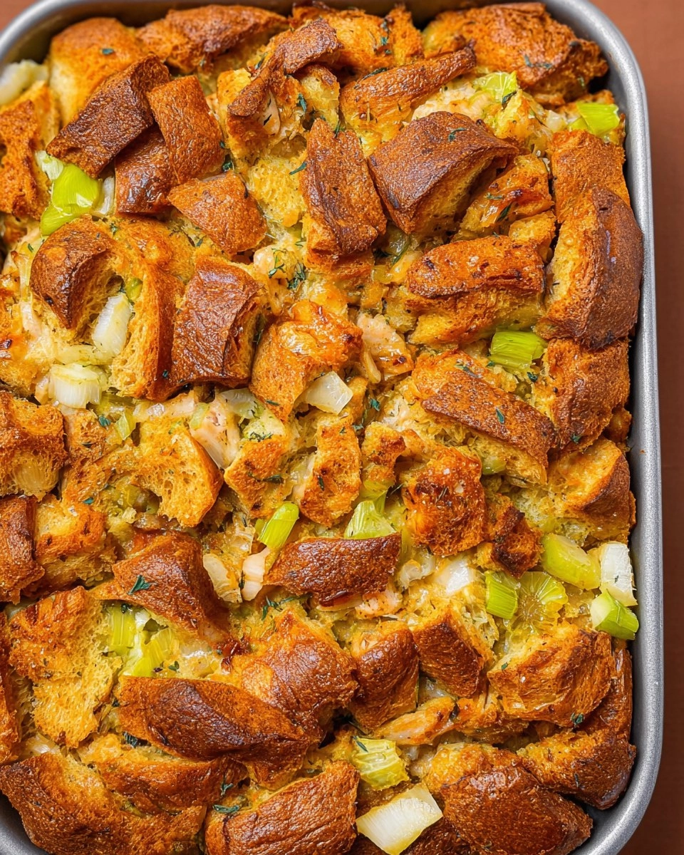 Buttery Herb Croissant Stuffing