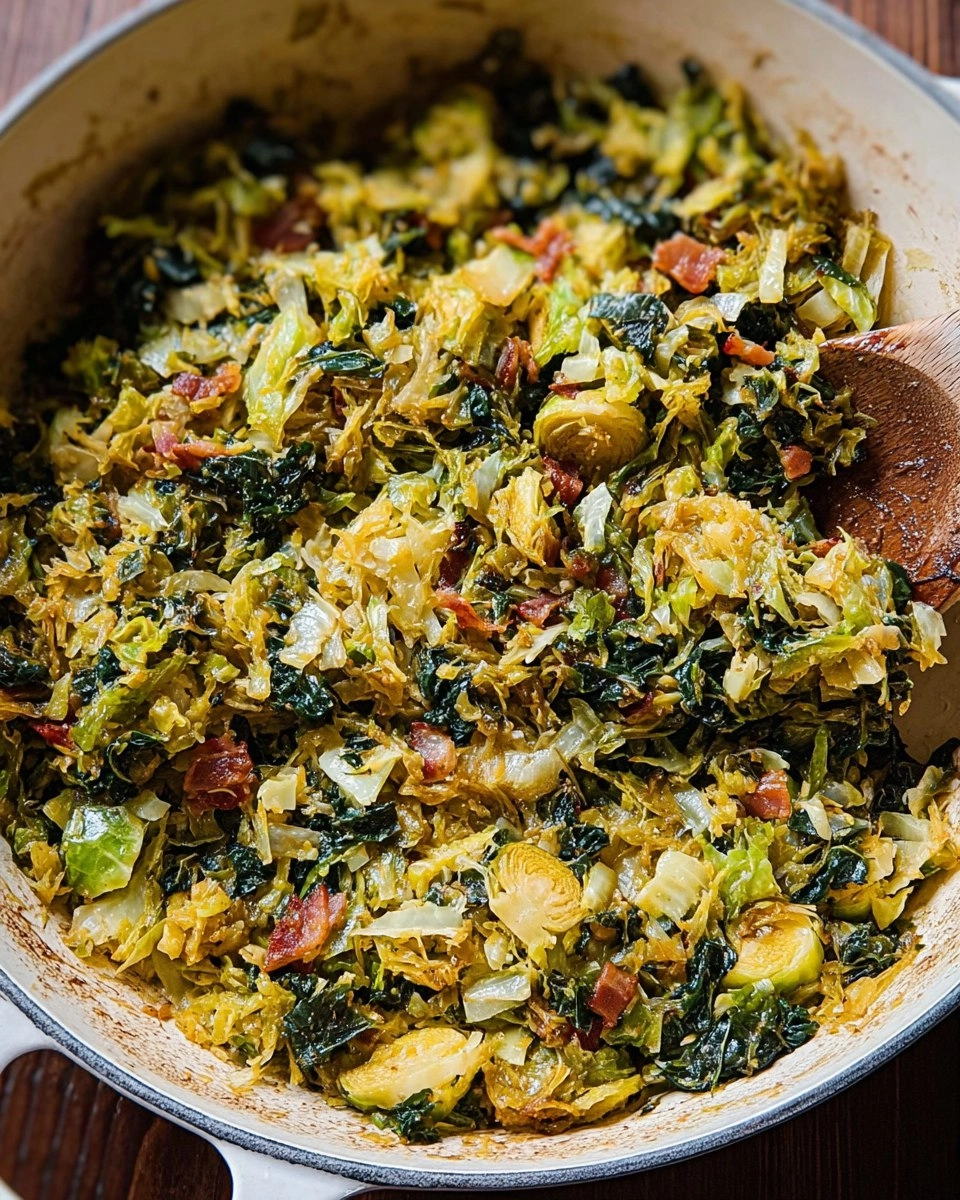 Caramelised Brussels Sprout Hash with Leeks and Pancetta