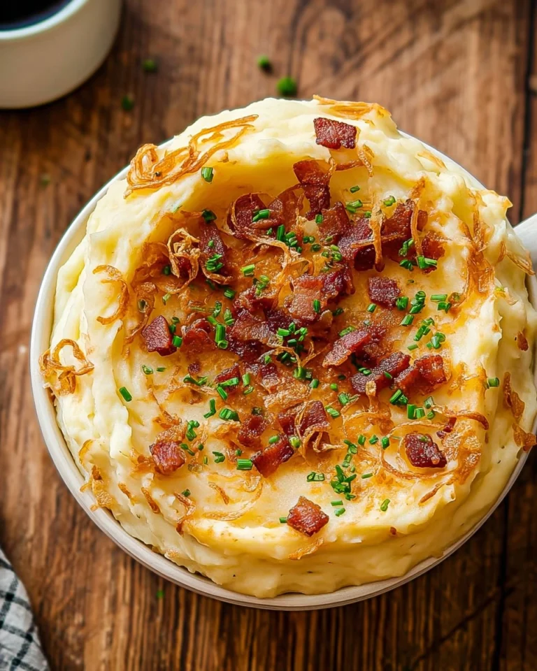 Cheesy-Loaded-Mashed-Potatoes-with-Crispy-Shallots-and-Pancetta-Recipe