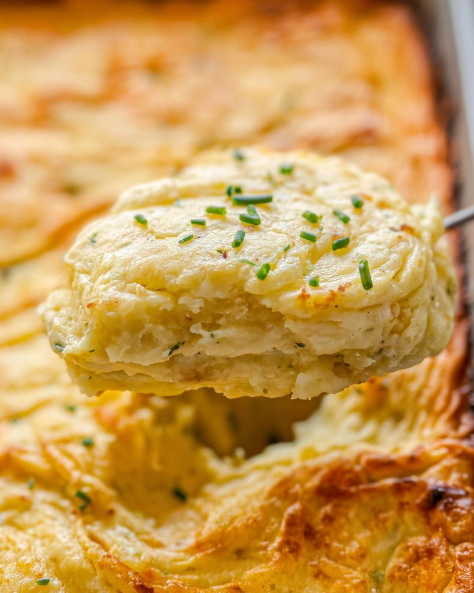 Cheesy Potato Soufflé