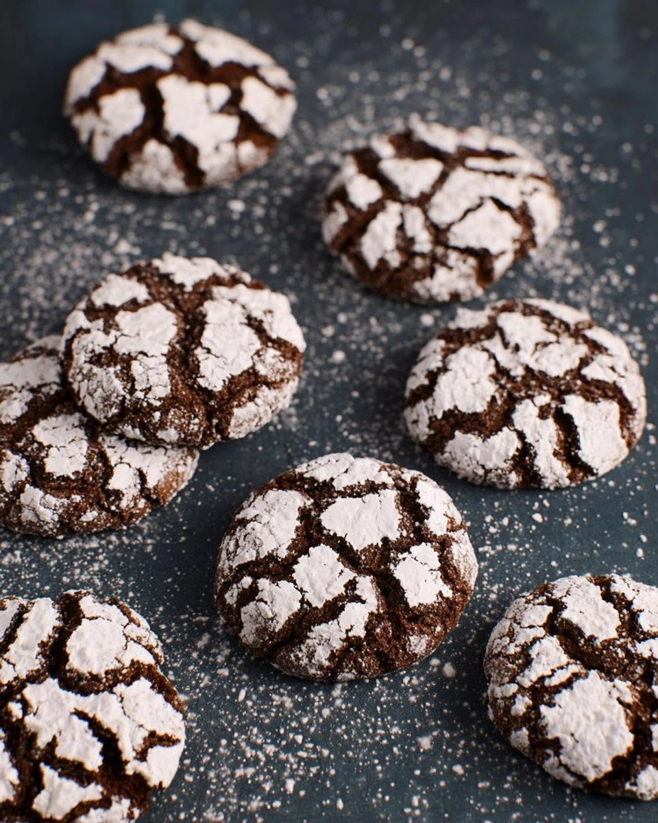 Chocolate Crinkle Cookies