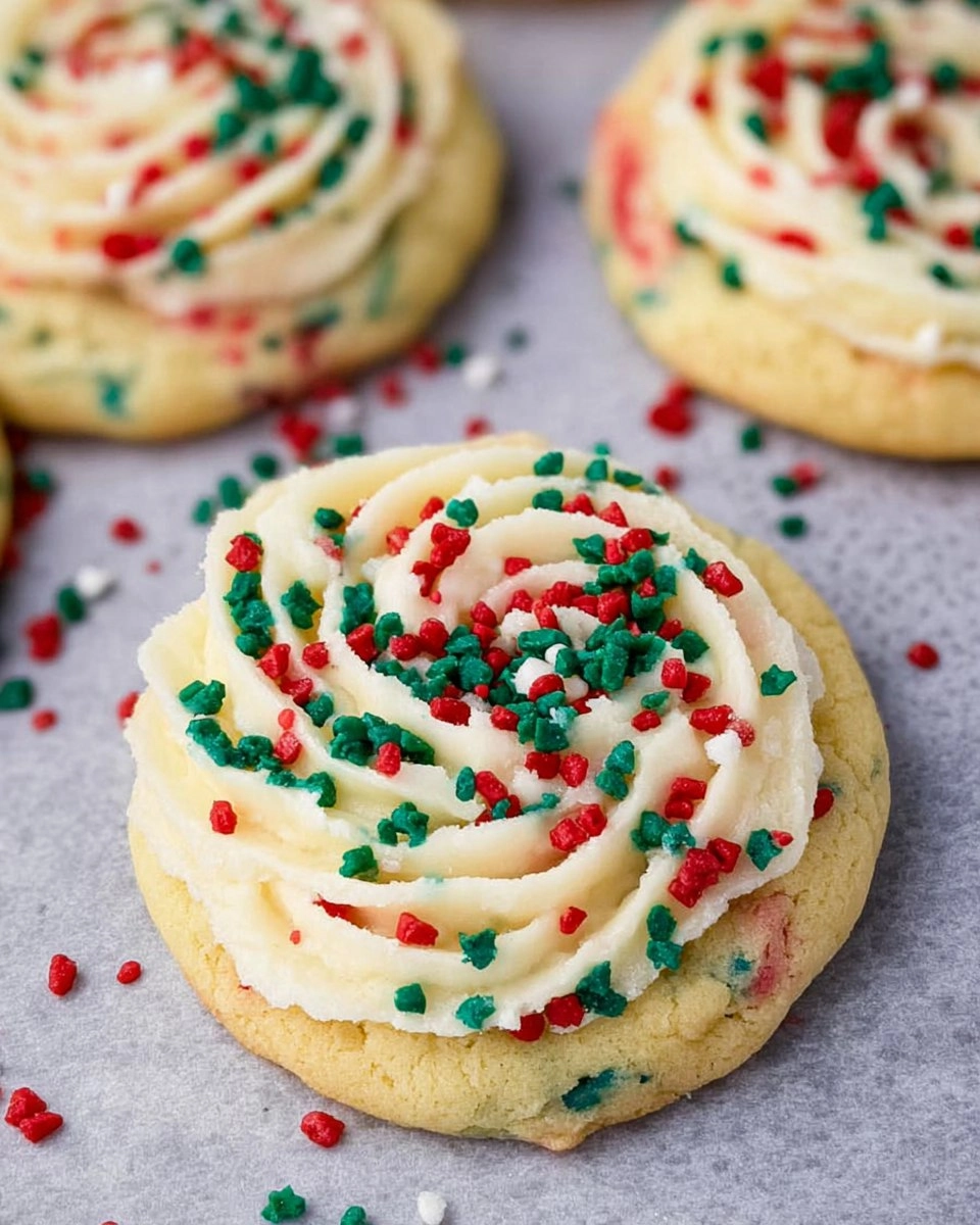 Christmas Cake Batter Cookies