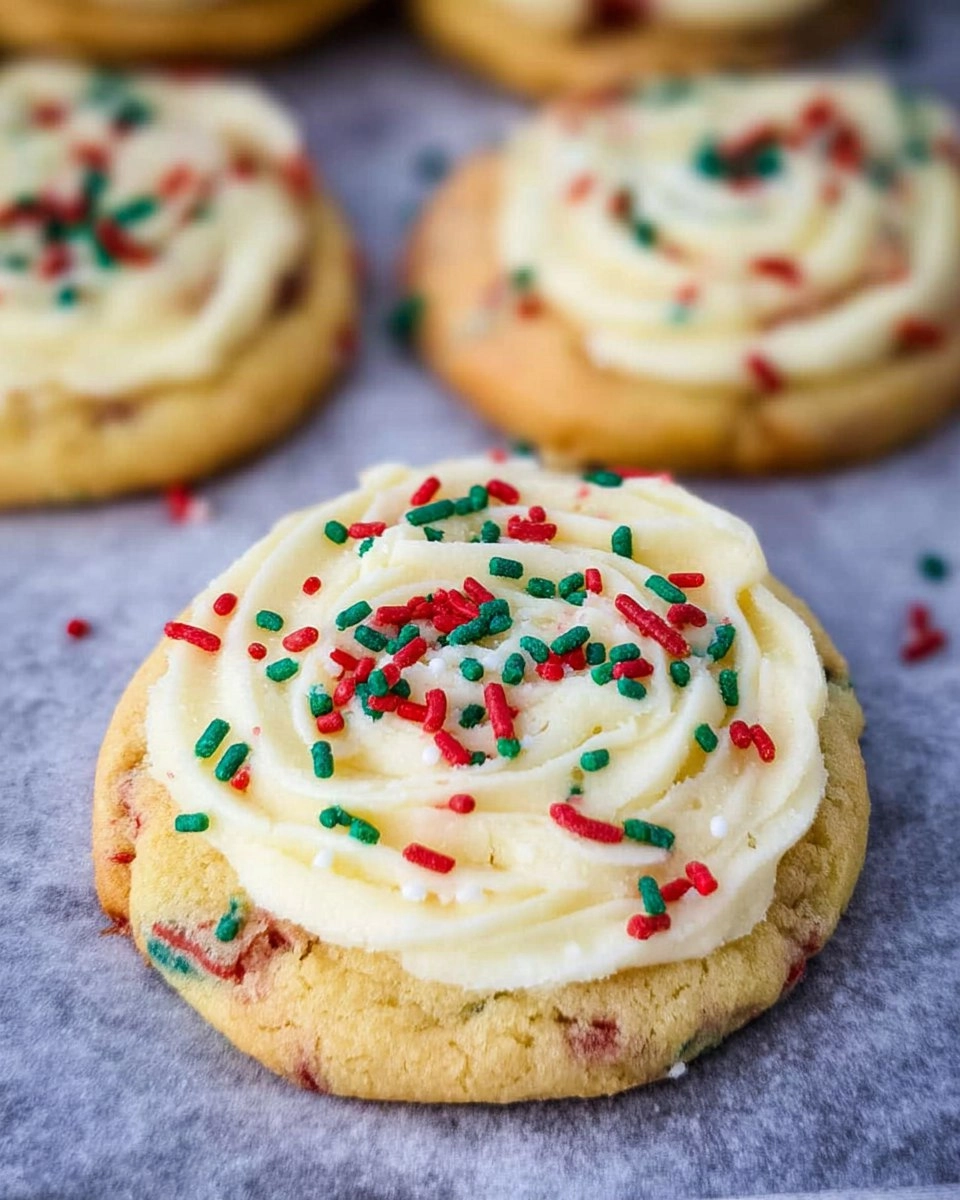 Christmas Cake Batter Cookies