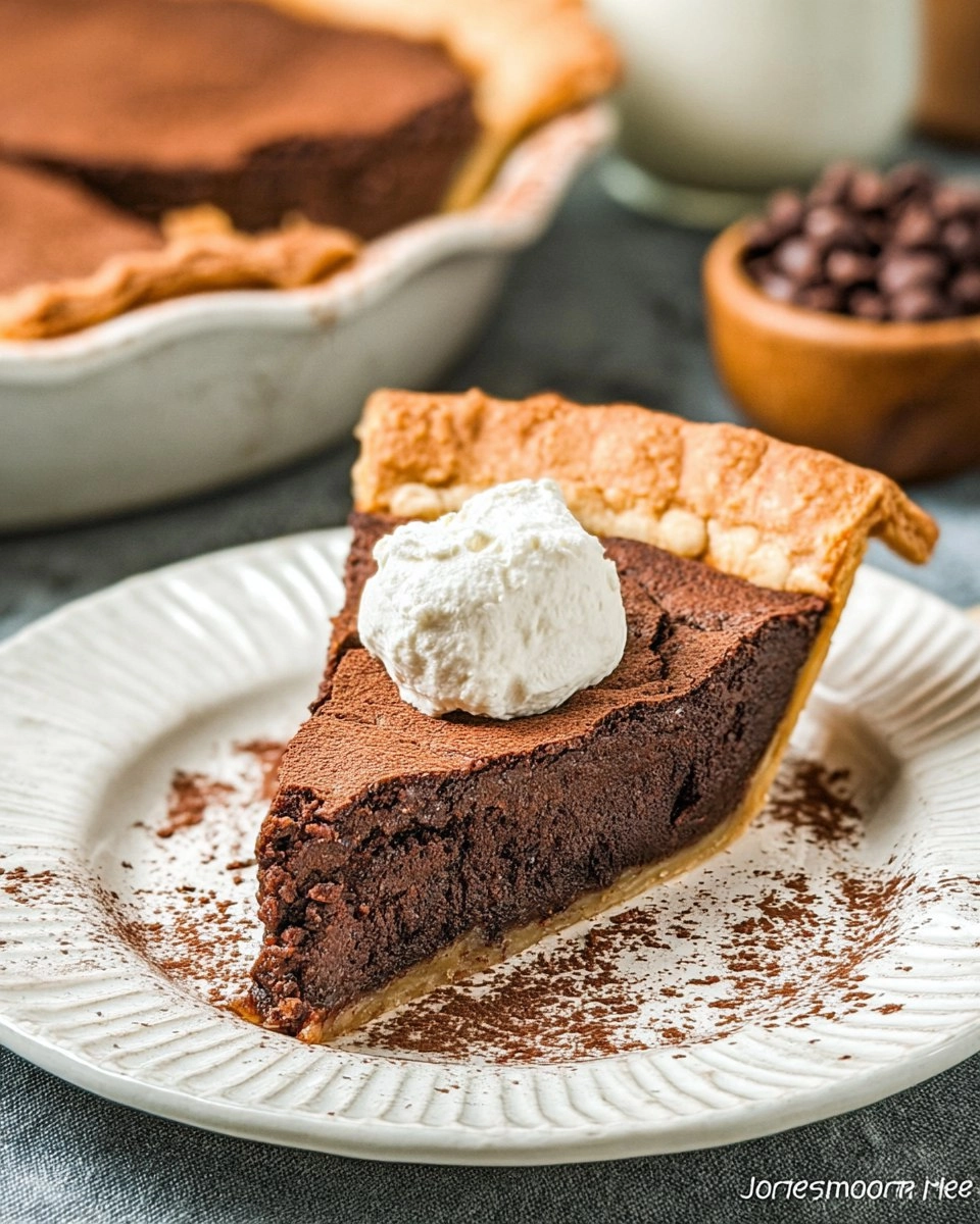 Classic Chocolate Chess Pie