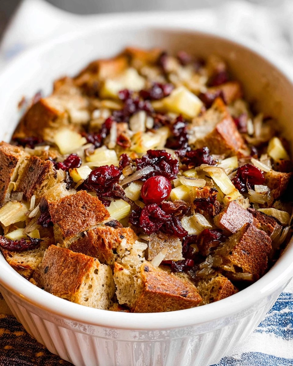 Cranberry Apple Walnut Stuffing