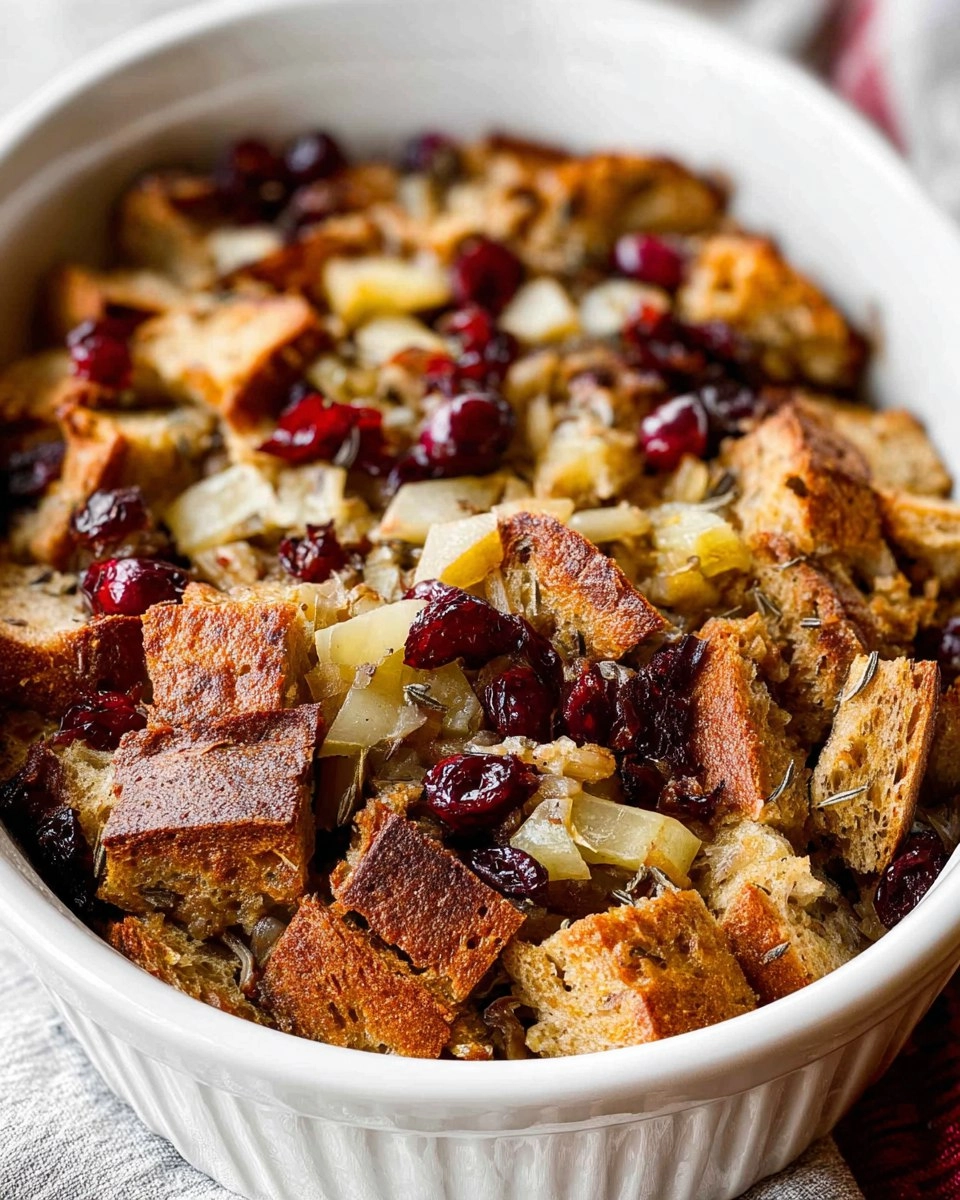 Cranberry Apple Walnut Stuffing