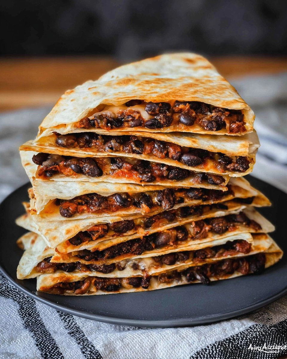 Crispy Black Bean Quesadillas 65 Crispy Black Bean Quesadillas