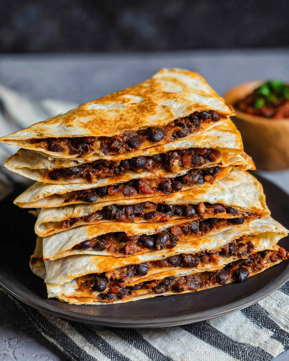 Crispy Black Bean Quesadillas 67 Crispy Black Bean Quesadillas