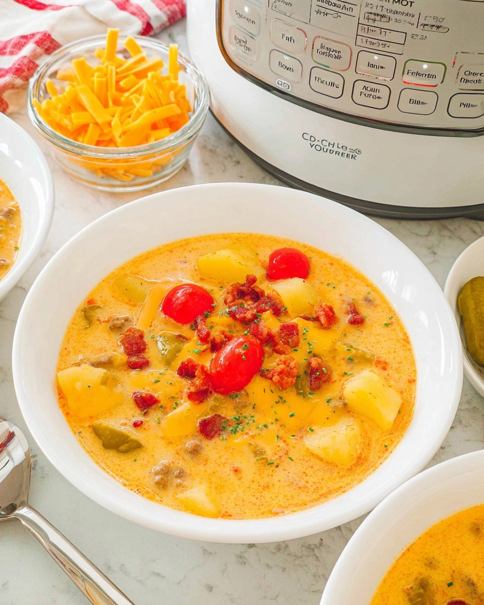 Crockpot Cheeseburger Soup 101 Crockpot Cheeseburger Soup