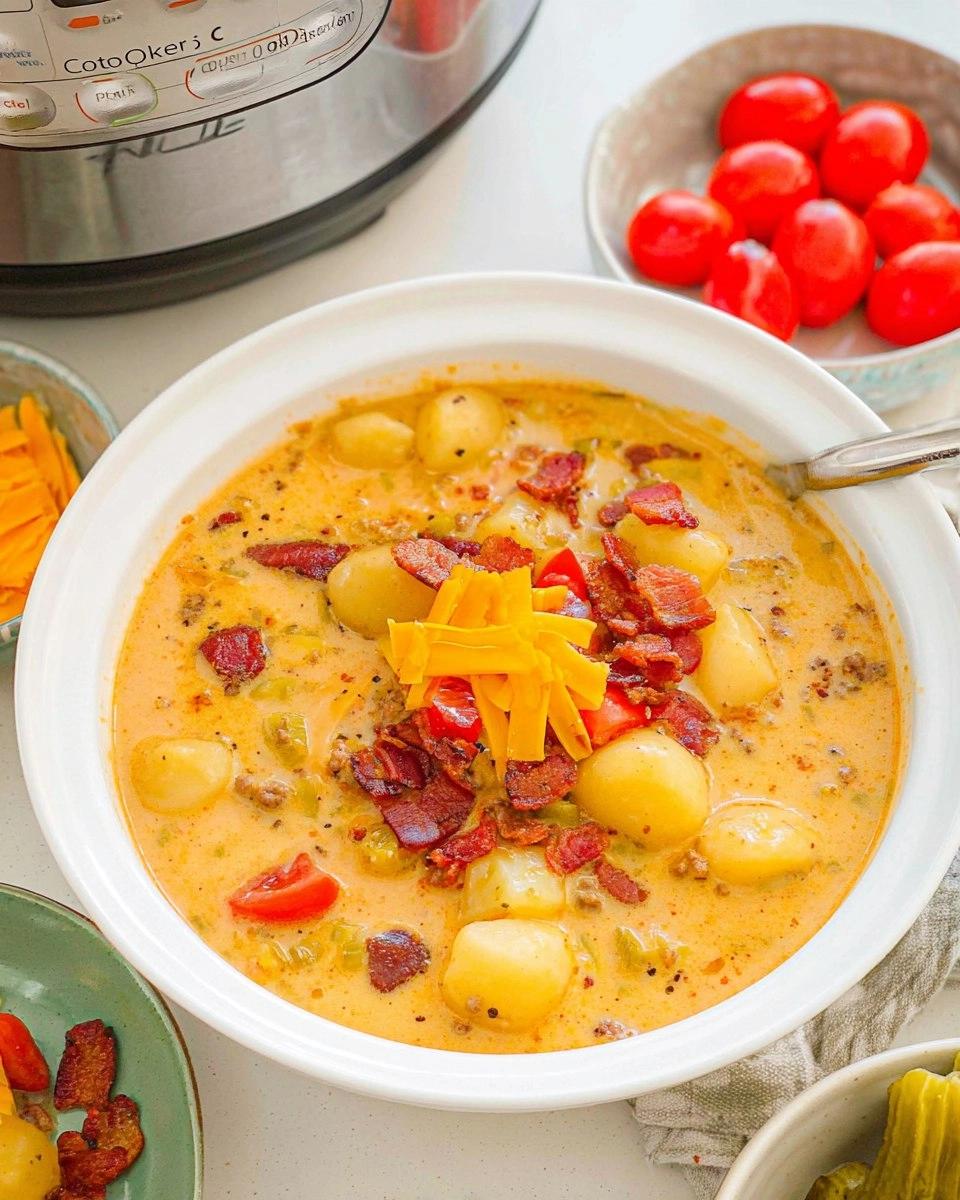 Crockpot Cheeseburger Soup 102 Crockpot Cheeseburger Soup