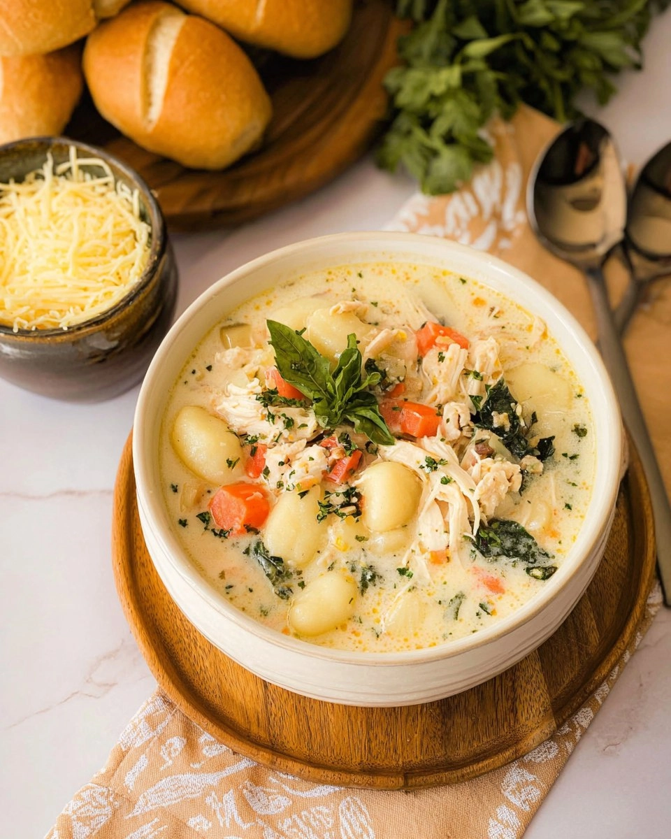 Crockpot Chicken Gnocchi Soup
