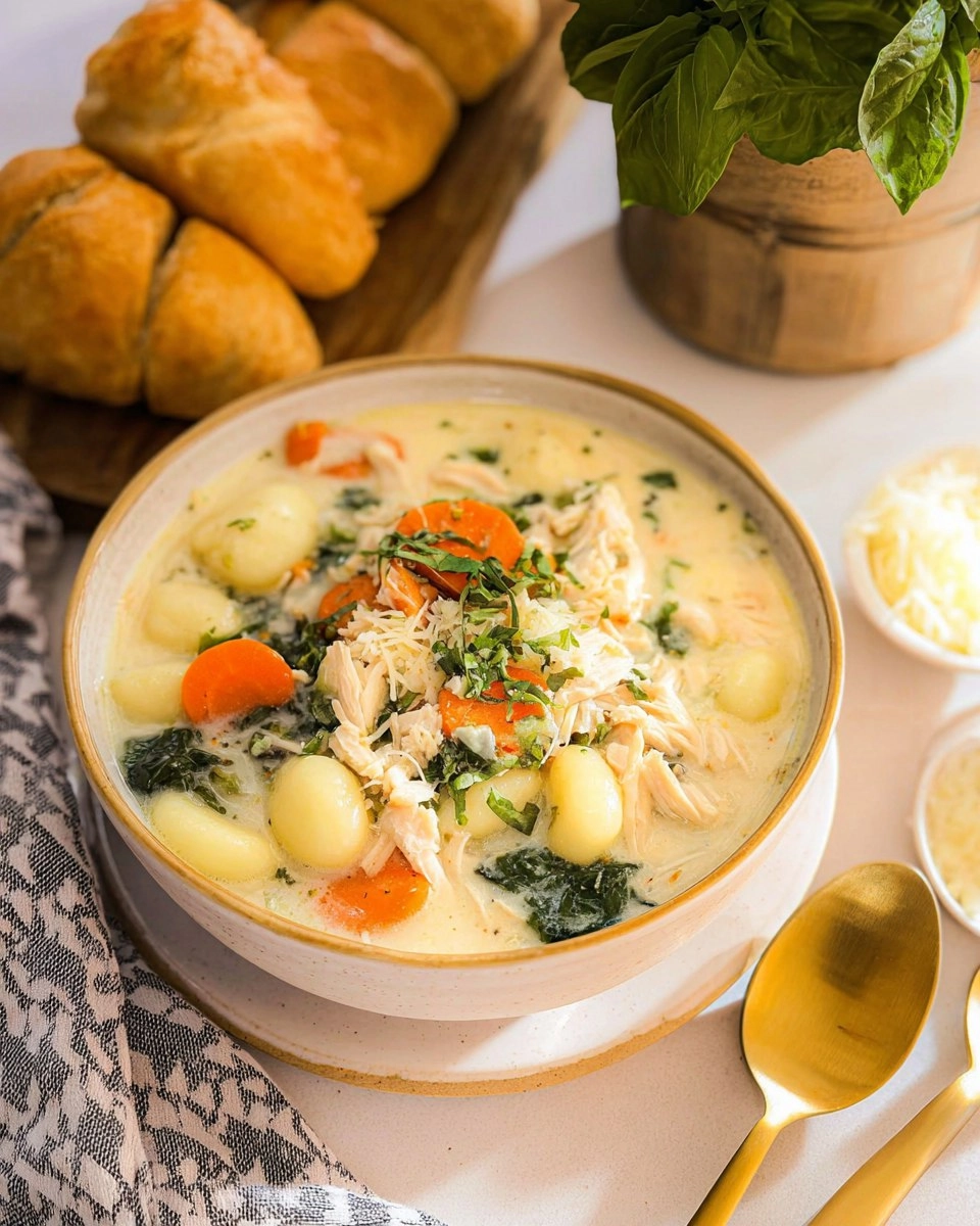 Crockpot Chicken Gnocchi Soup