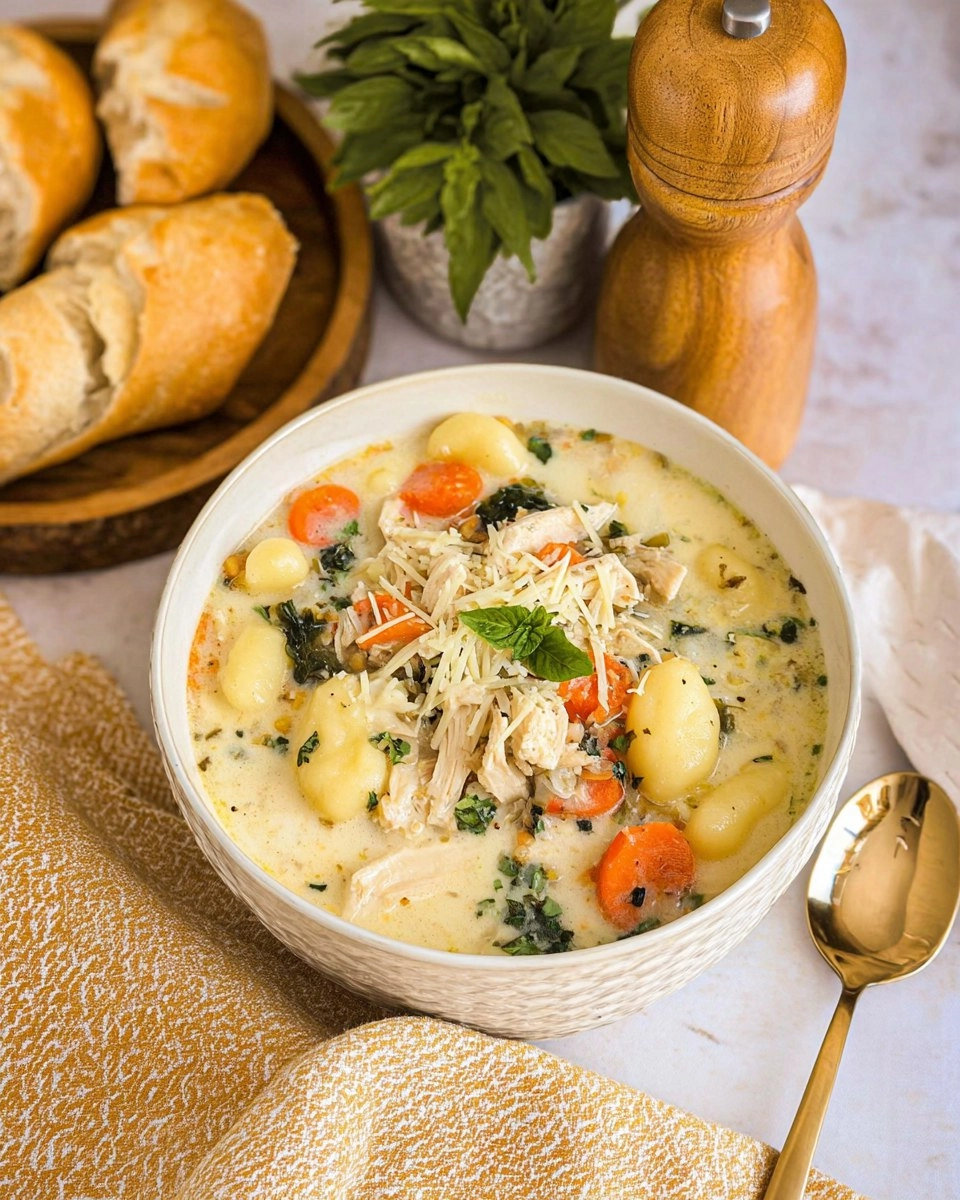 Crockpot Chicken Gnocchi Soup