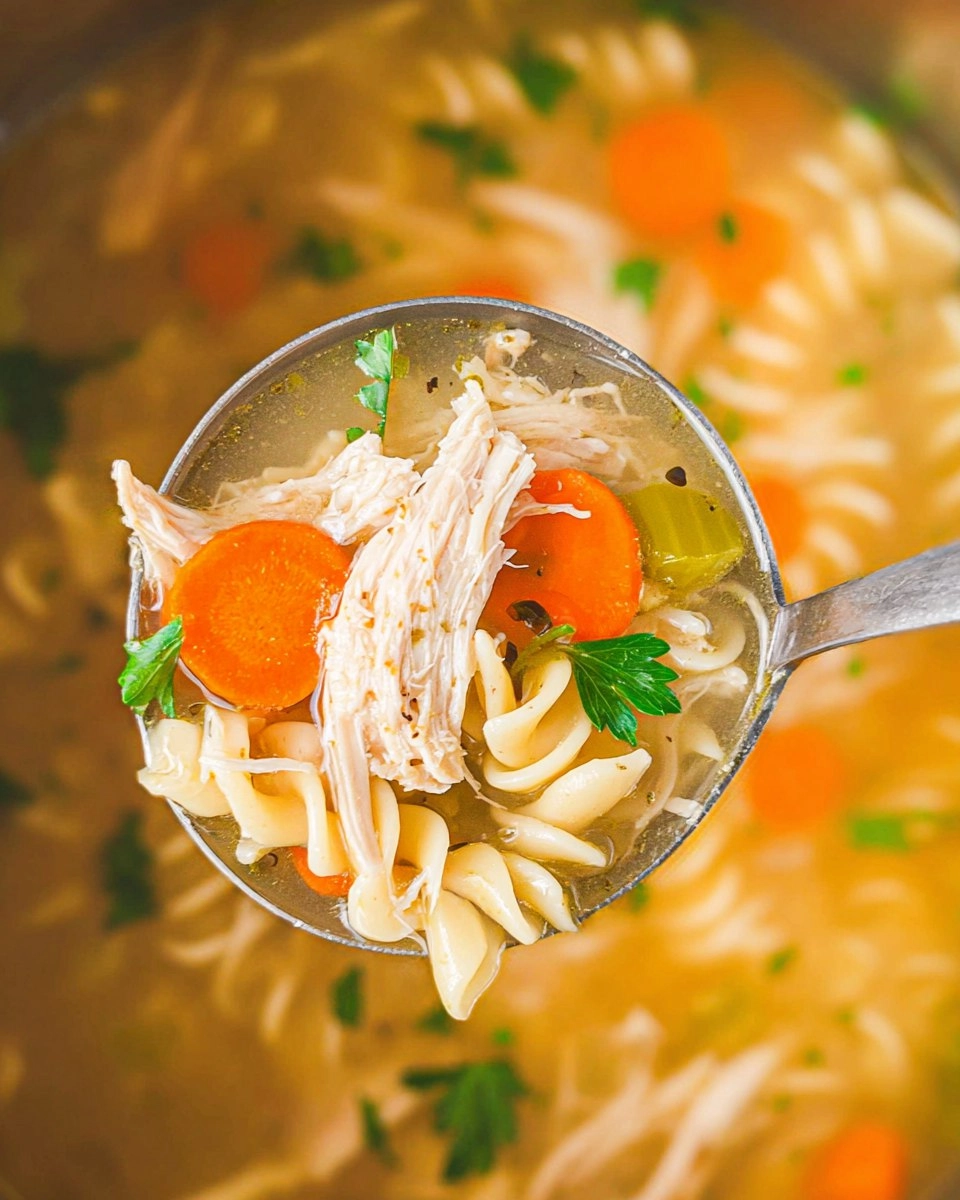 Crockpot Chicken Noodle Soup