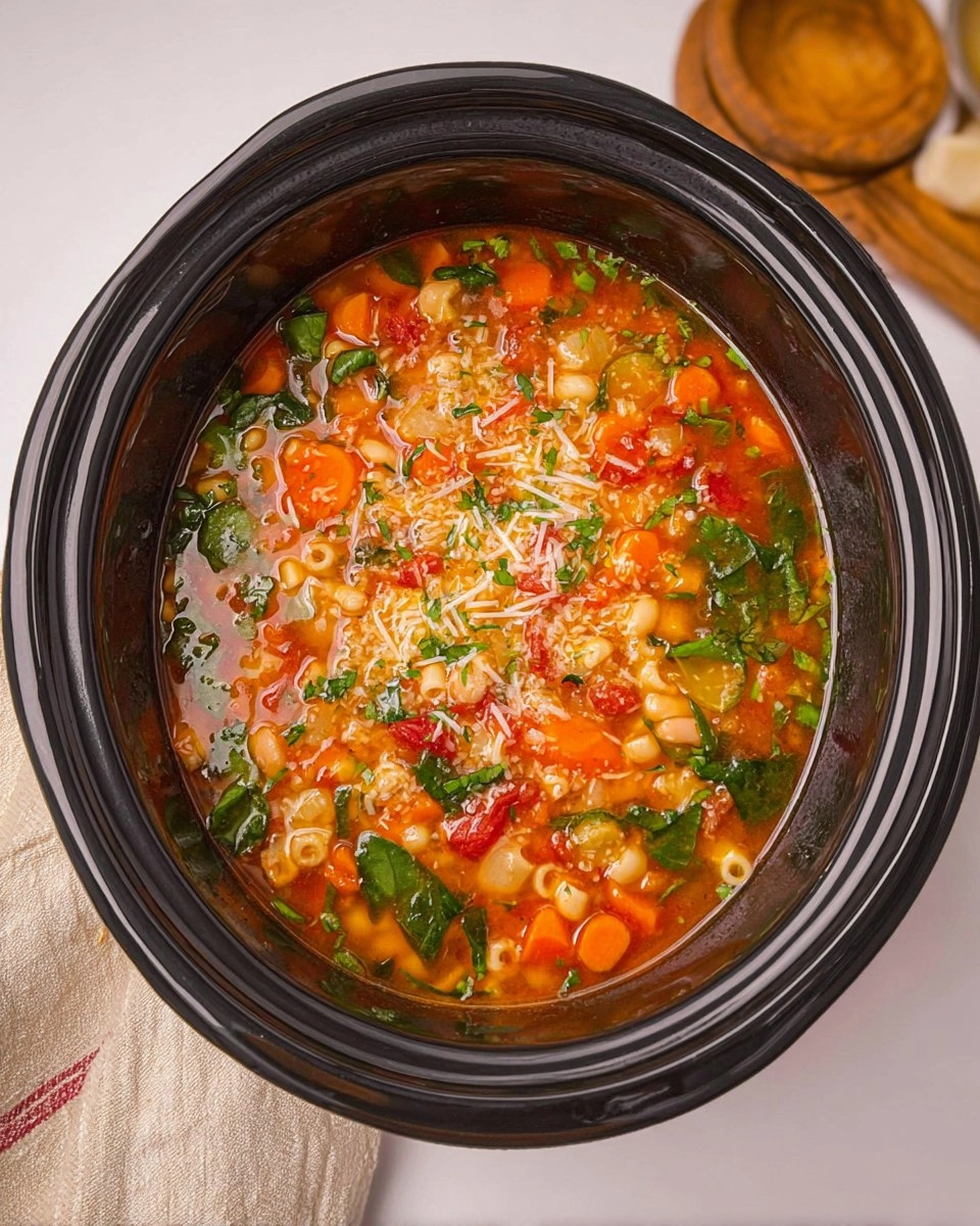 Crockpot Minestrone Soup 136 Crockpot Minestrone Soup