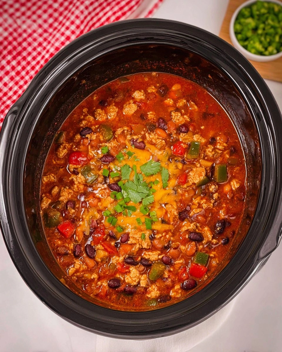 Crockpot Turkey Chili