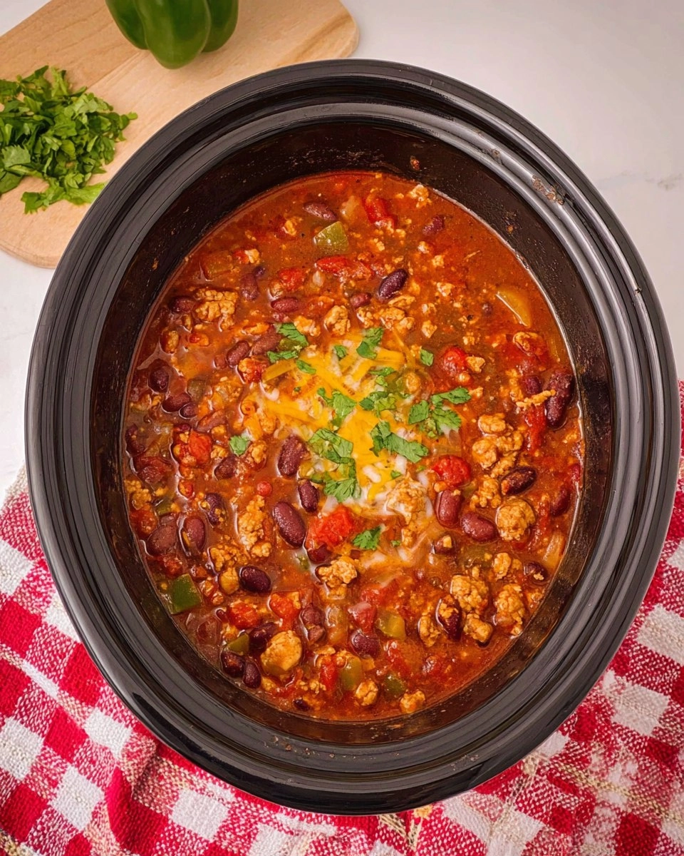 Crockpot Turkey Chili
