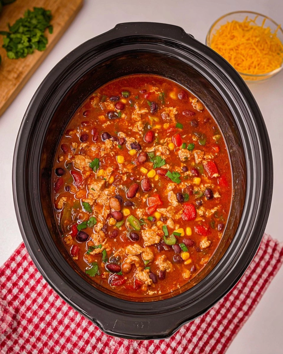 Crockpot Turkey Chili