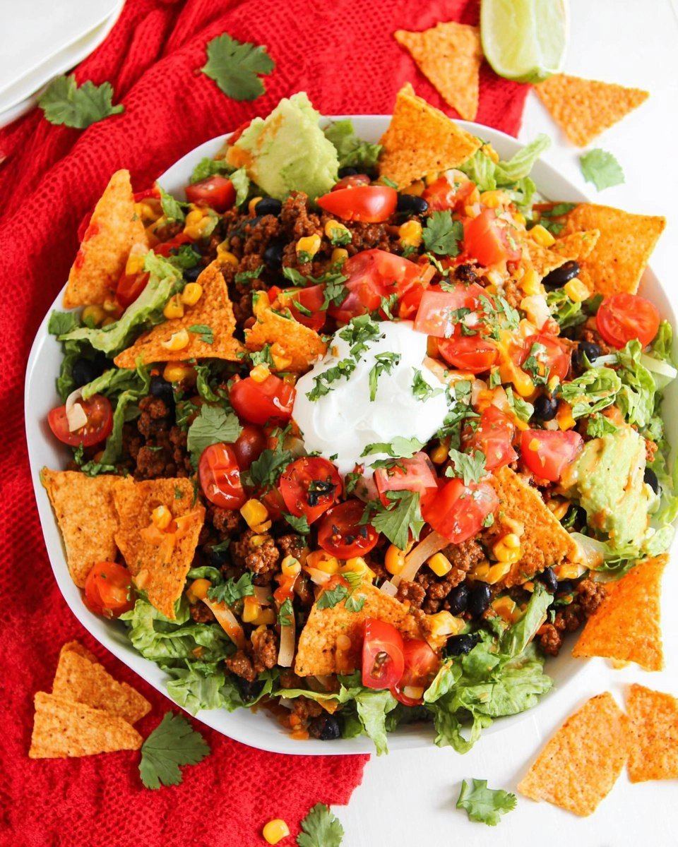 Dorito Beef Taco Salad Bowl