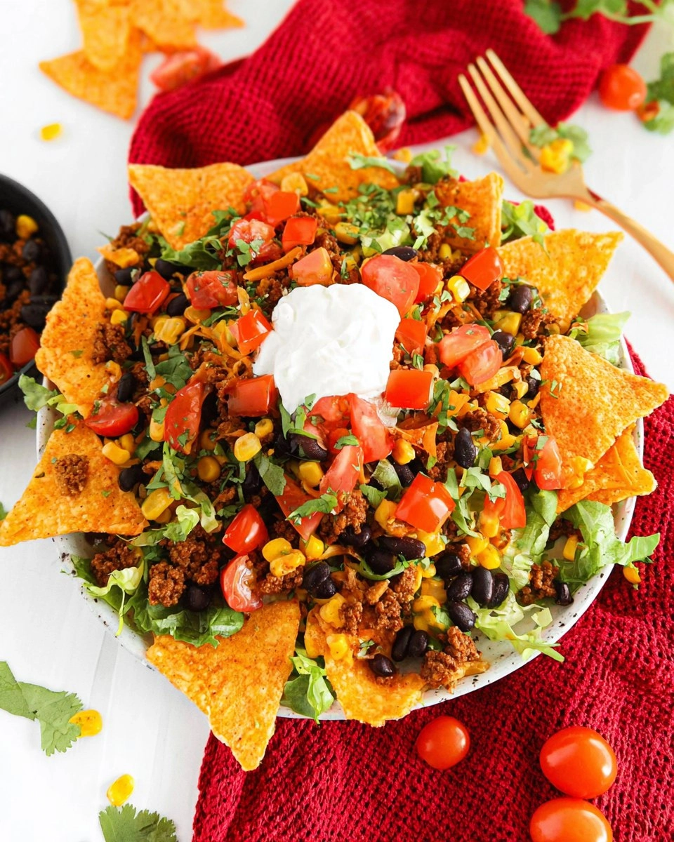 Dorito Beef Taco Salad Bowl