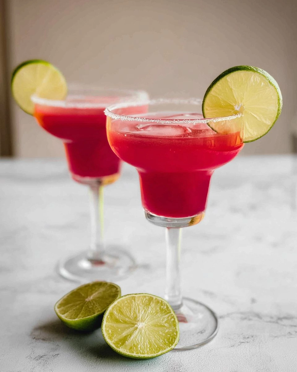 Easy Pomegranate Margaritas