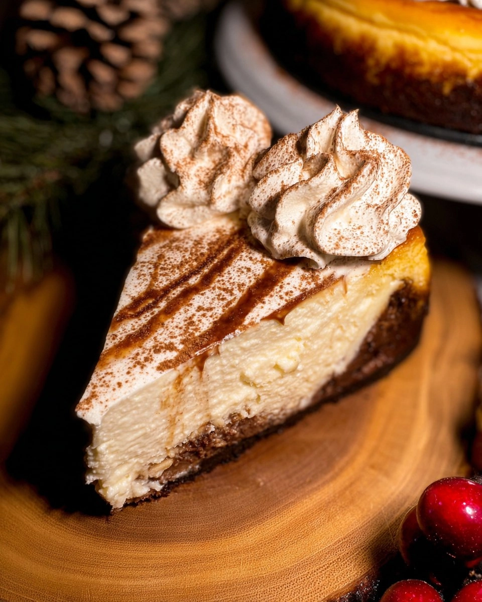 Eggnog Cheesecake