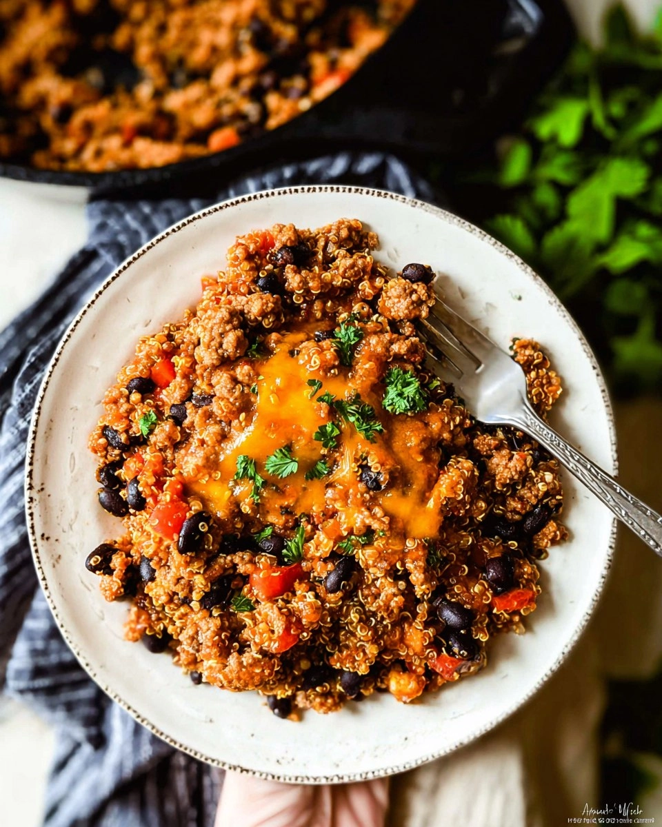 Ground Turkey Quinoa Skillet
