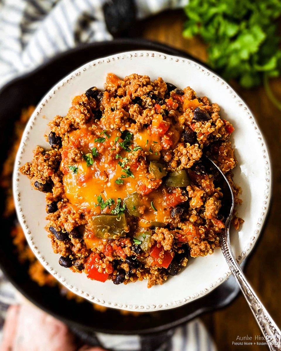 Ground Turkey Quinoa Skillet