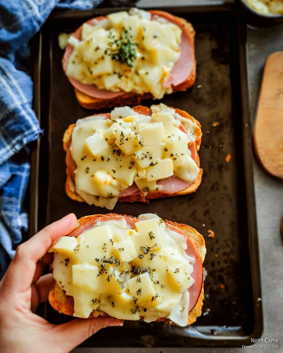 Ham, Egg and Cheese Toast