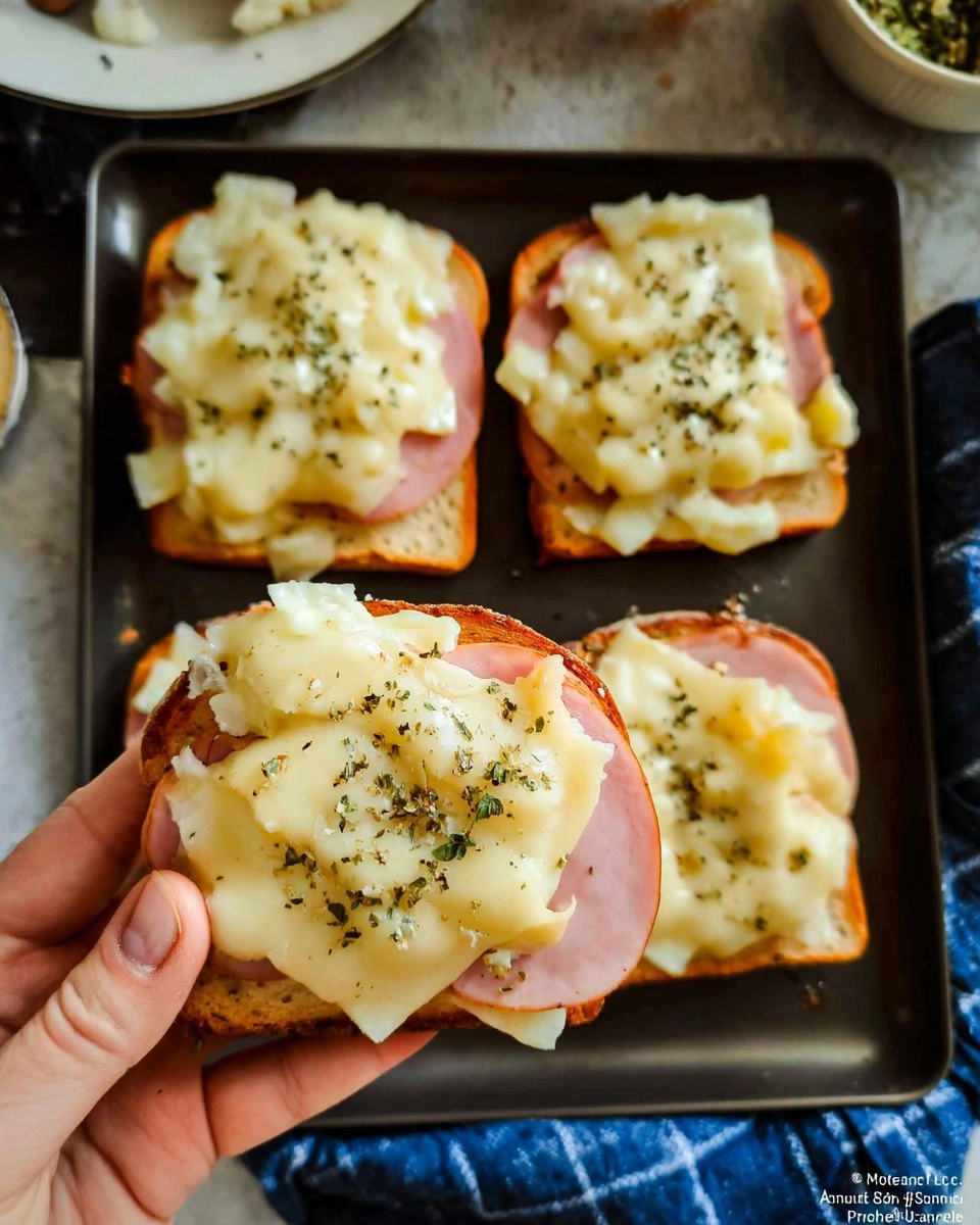 Ham, Egg and Cheese Toast