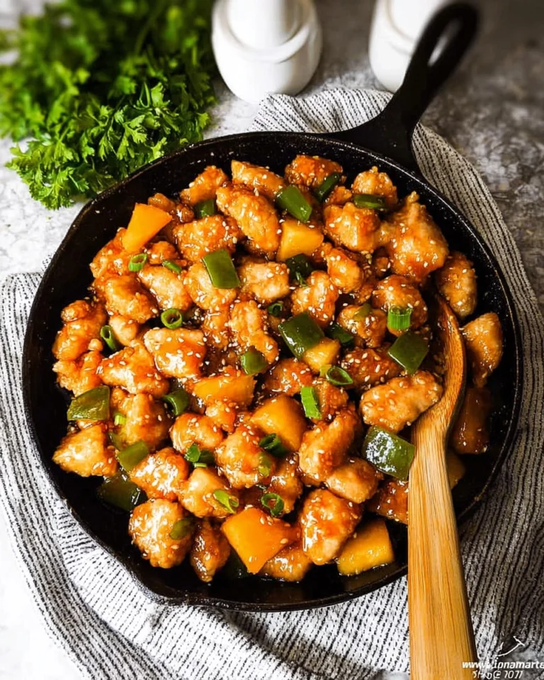 Honey-Garlic-Pineapple-Chicken-Recipe