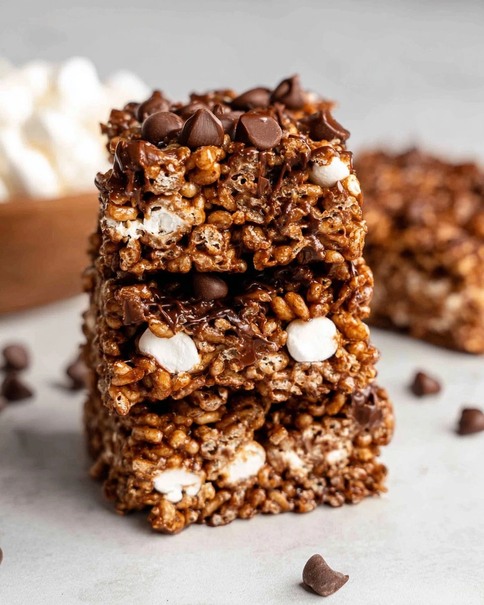 Hot Chocolate Rice Krispie Treats