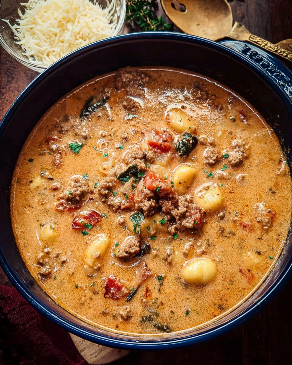 One Pot Tuscan Sausage Gnocchi Soup 130 One Pot Tuscan Sausage Gnocchi Soup