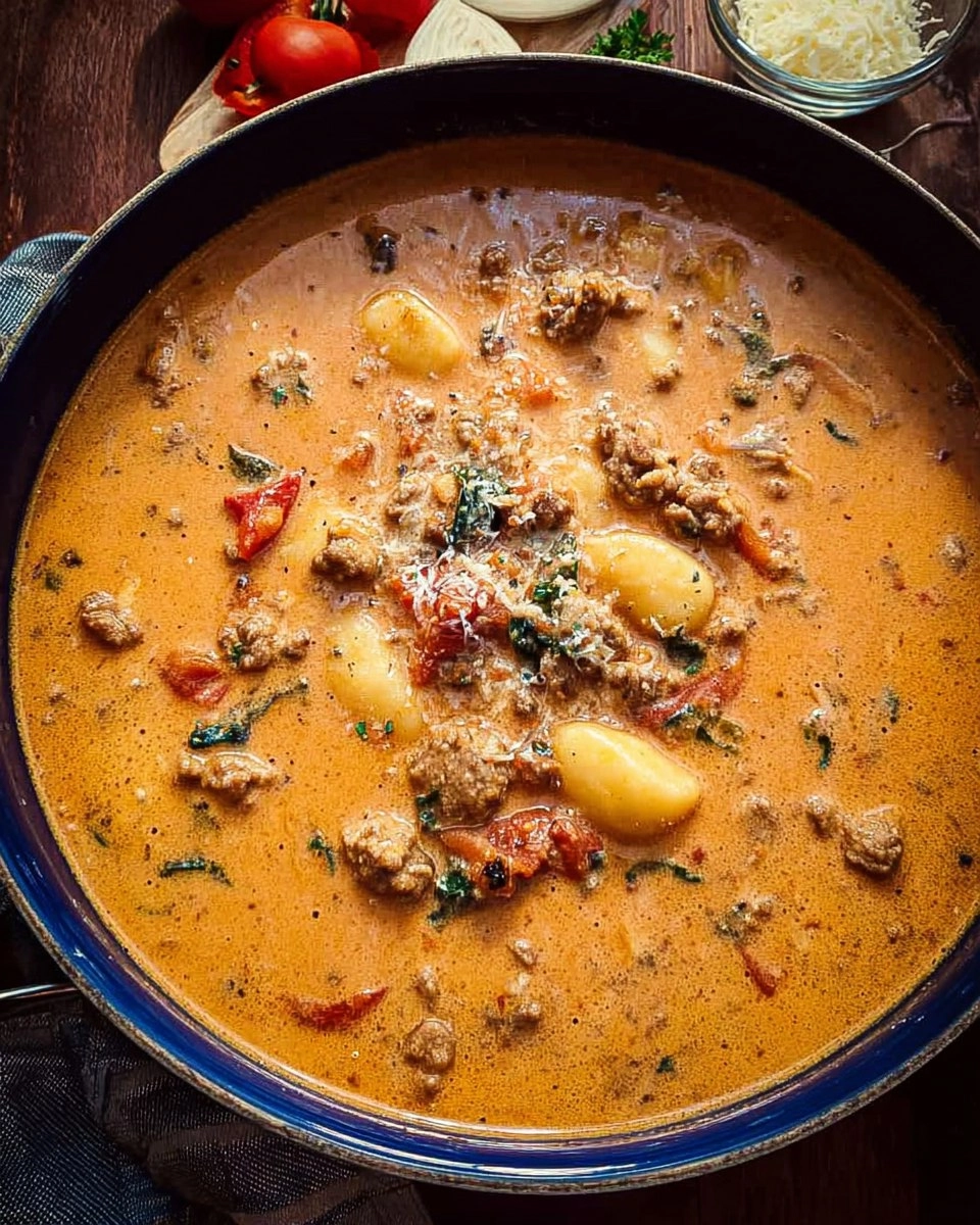 One Pot Tuscan Sausage Gnocchi Soup 131 One Pot Tuscan Sausage Gnocchi Soup