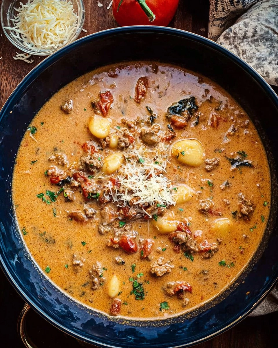 One Pot Tuscan Sausage Gnocchi Soup 132 One Pot Tuscan Sausage Gnocchi Soup