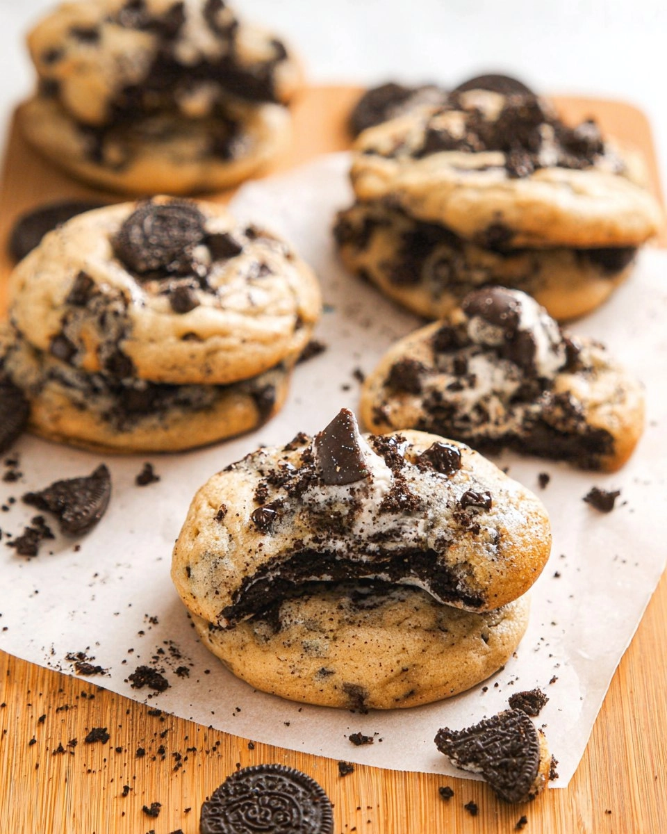 Oreo Stuffed Cookies