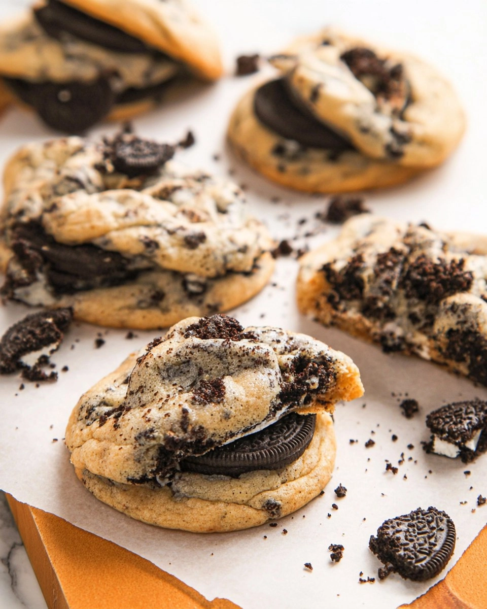 Oreo Stuffed Cookies