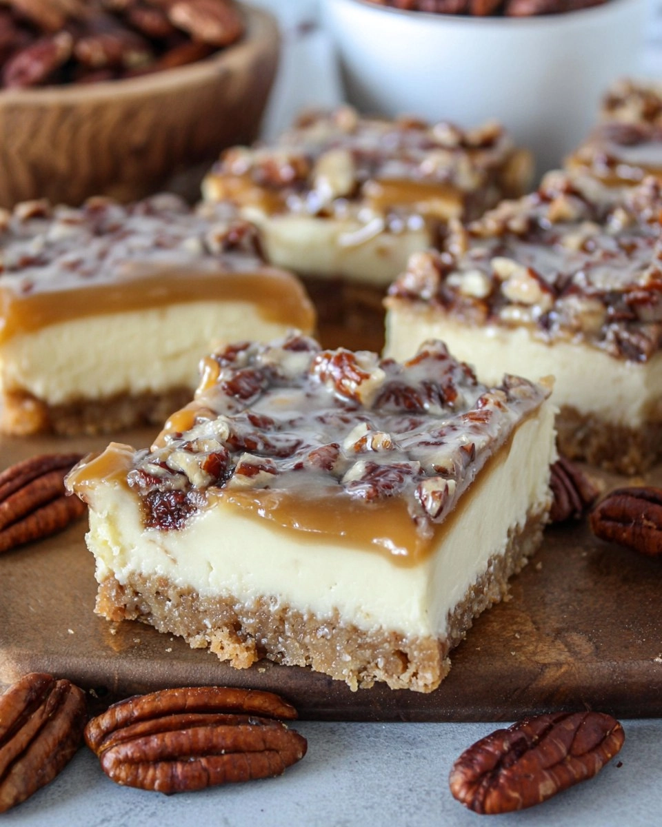 Pecan Pie Cheesecake Bars