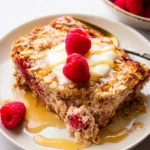 Raspberry-Cottage-Cheese-Baked-Oatmeal-Recipe