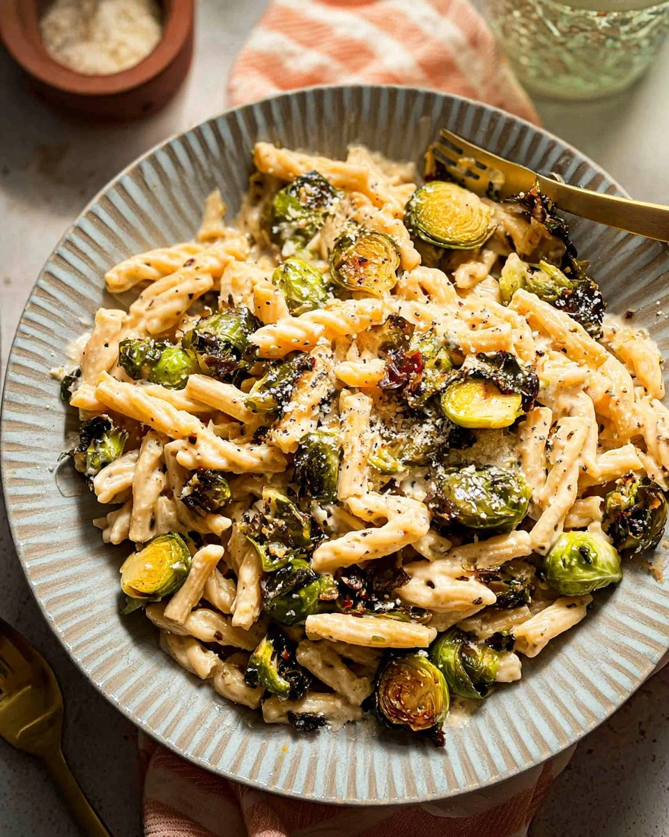 Roasted Brussels Sprouts Pasta