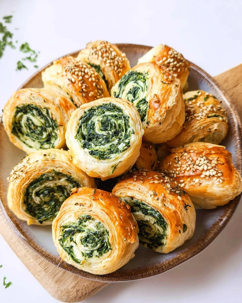 Spinach Puff Pastry Appetizers