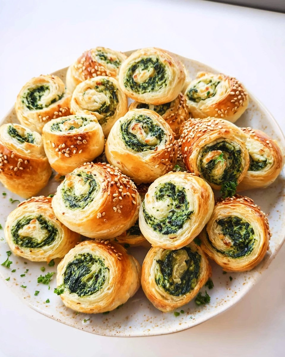 Spinach Puff Pastry Appetizers
