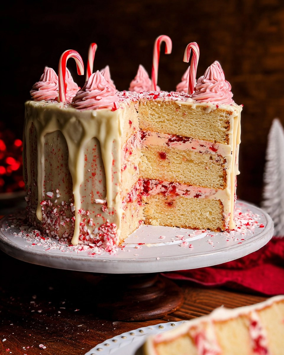 White Chocolate Peppermint Cake 137 White Chocolate Peppermint Cake