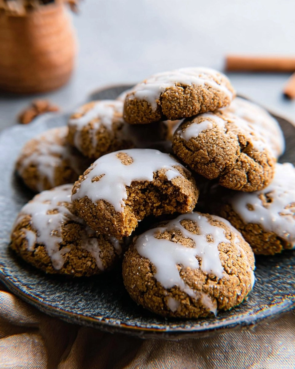 Almond Flour Ginger Molasses Cookies