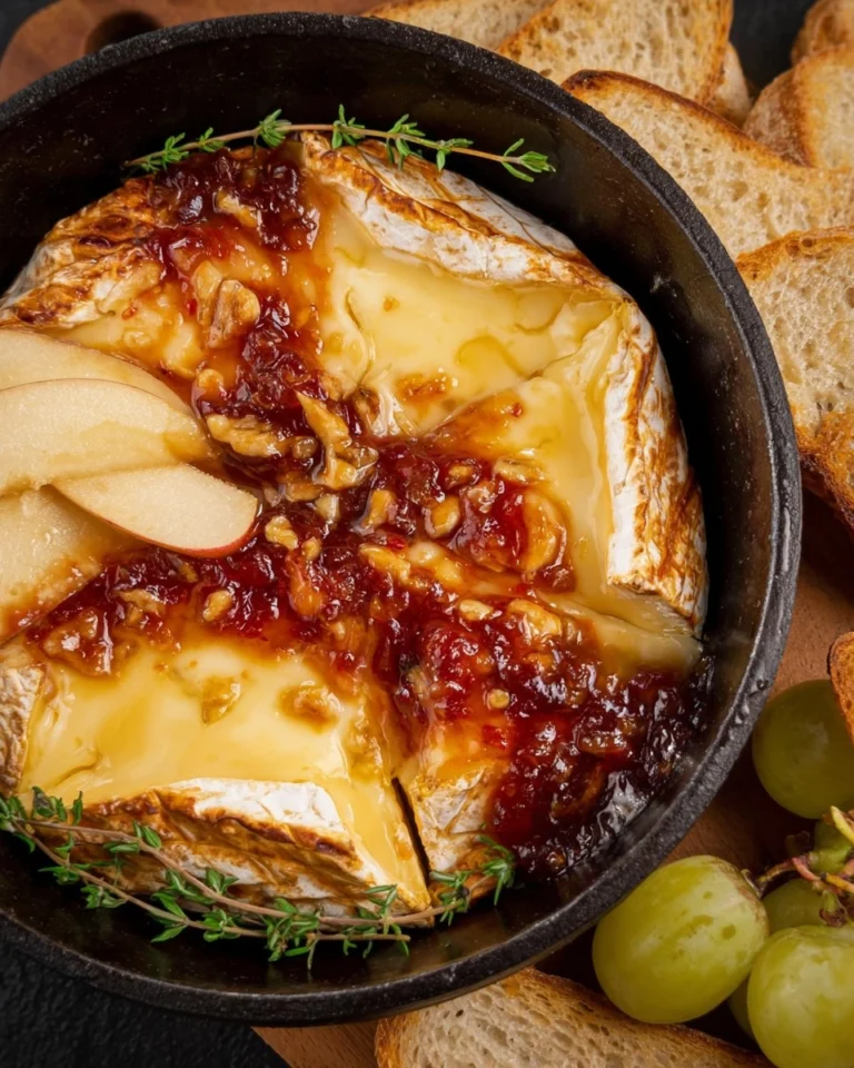 Baked-Brie-and-Preserves-Recipe