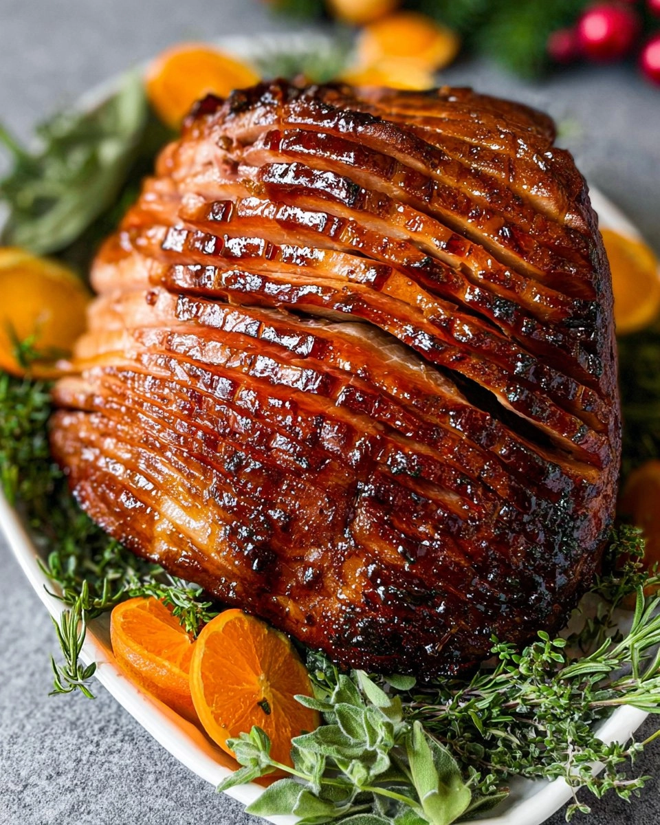 Baked Ham with Brown Sugar Glaze