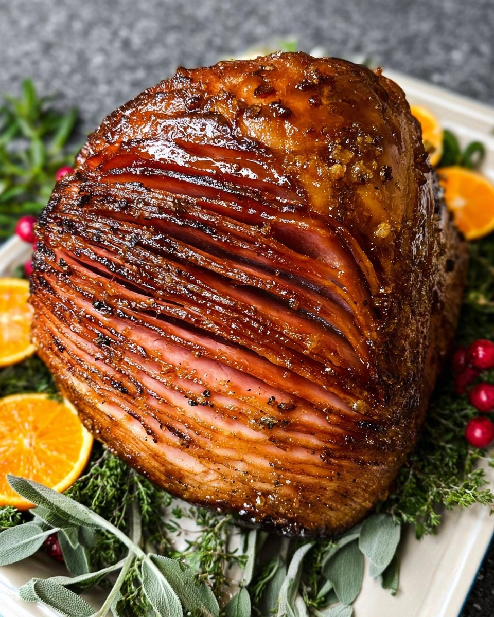 Baked Ham with Brown Sugar Glaze