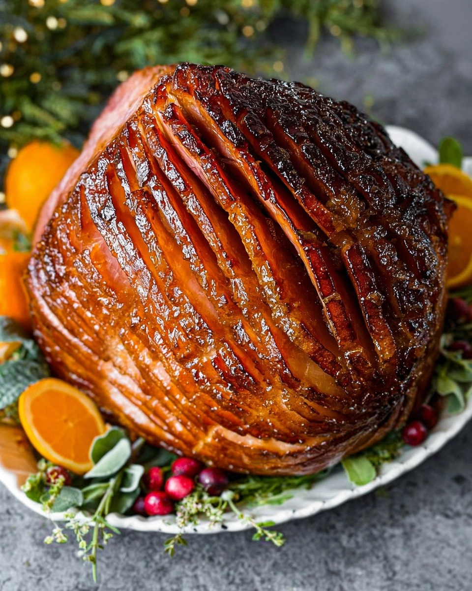 Baked Ham with Brown Sugar Glaze